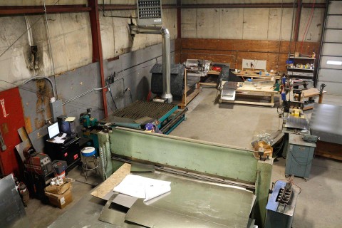 Danbury Winair Sheet Metal Fabrication Shop
